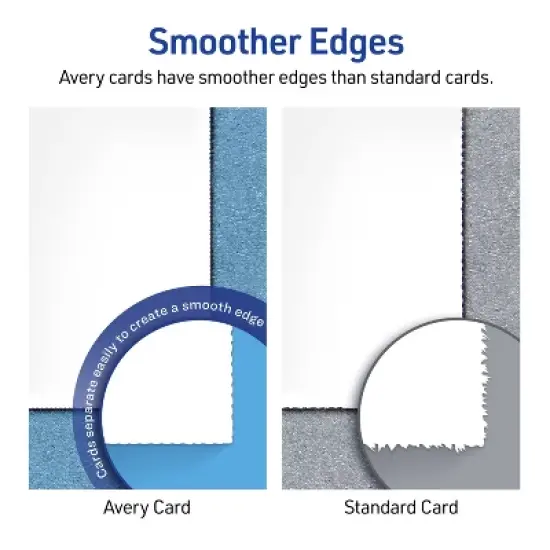 Avery Tent Cards, 2" x 3.5", White, 2-Pack, 320 Cards Total (5812) image {5}