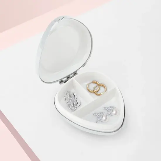 Unique Bargains 3 Compartments Pill Case Silver Tone 1 Pc image {5}