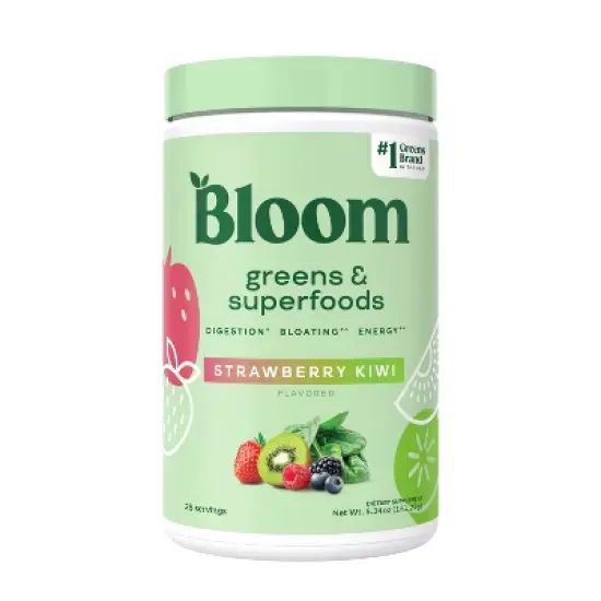 BLOOM NUTRITION Greens and Superfoods Powder - Strawberry Kiwi image {6}