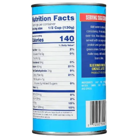 Blue Runner Bean Red New Orleans Spicy - 27oz image {2}