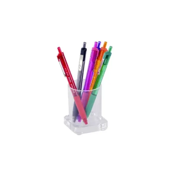 Azar Displays Small Single Cylinder Deluxe Clear Acrylic Cup Holder image {3}