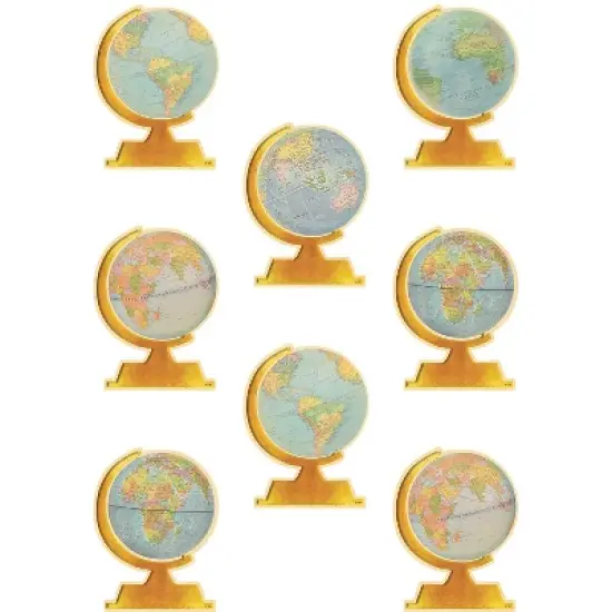 Teacher Created Resources Travel The Map Globes Accents 30 Per Pack 3 Packs (TCR8641-3) image {1}