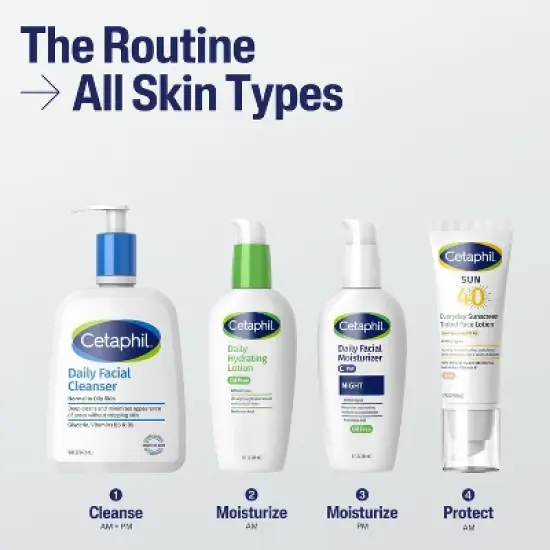 Cetaphil Sun Everyday Mineral Sunscreen Tinted Face Lotion with Zinc Oxide​ - SPF 40 image {3}