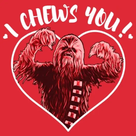 Men's Star Wars Valentine's Day I Chews You T-Shirt image {1}
