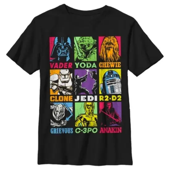Boy's Star Wars Pop Character Bingo T-Shirt image {4}