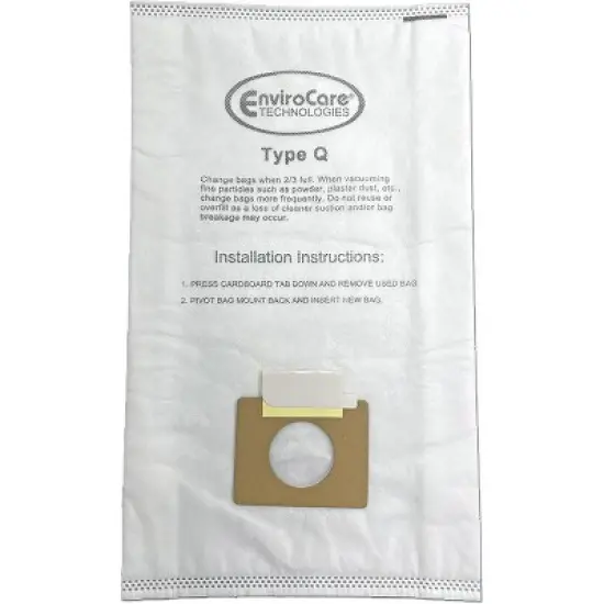 Kenmore Canister Type C or Q 50555, 50558, 50557 and Panasonic Type C-5 Anti-Allergen Vacuum Bags 9 pack image {2}