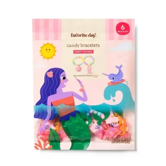 Mermaid Candy Bracelets Party Favors - 2.85oz/6ct - Favorite Day&trade; image {4}