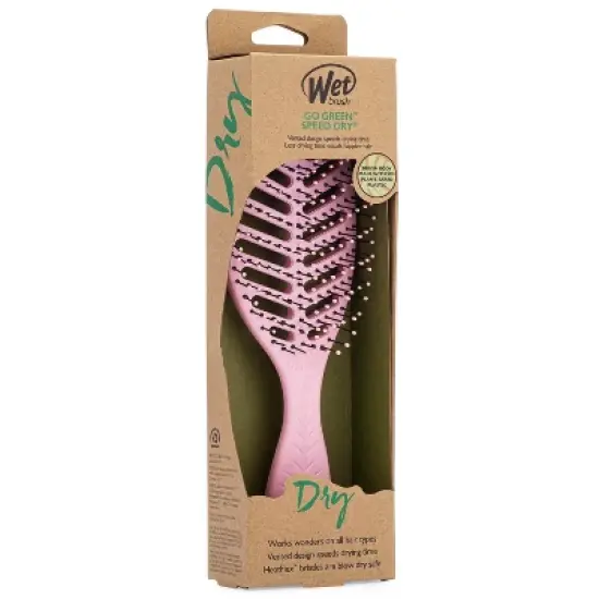 Wet Brush Go Green Speed Dry Hair Brush - Pink image {5}