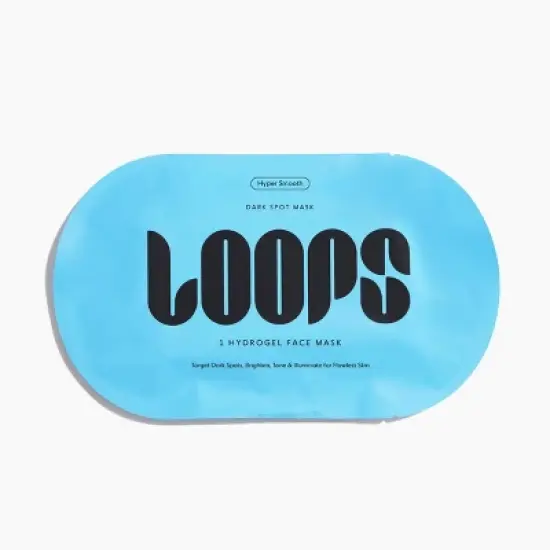 LOOPS Hyper Smooth Dark Spot Treatment Hydrogel Face Mask - 0.19oz image {5}