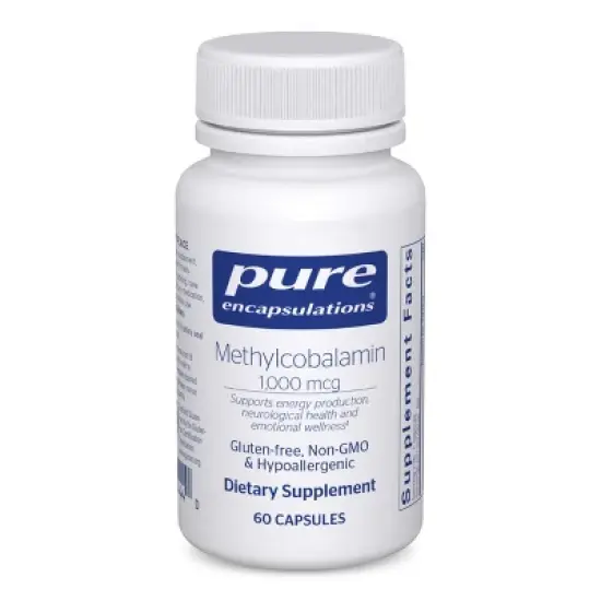 Pure Encapsulations Methylcobalamin 1,000 mcg - Vitamin B12 Supplement to Support Memory & Nerve Health - Premium Vitamin B12 Capsules image {8}