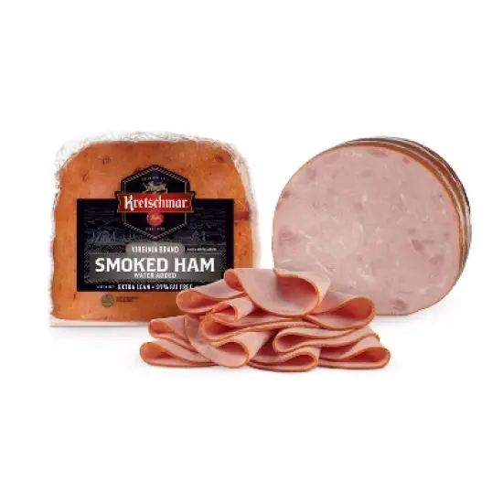 Kretschmar Half Virginia Smoked Ham - price per lb image {2}