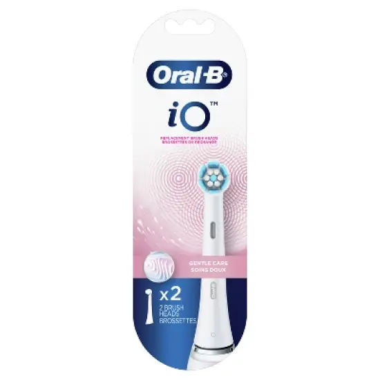 Oral-B iO Gentle Care Electric Toothbrush Replacements Brush Heads - White - 2ct image {1}