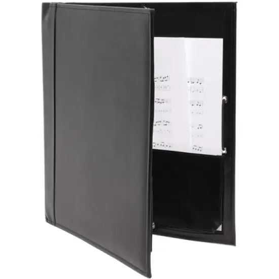 Music Sheet Folder with Elastic Band (12.6 x 13.7 in, Black) image {4}