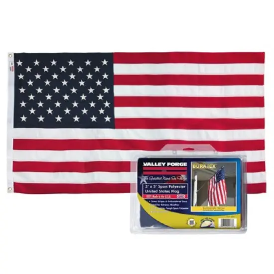 Valley Forge American Flag 3 ft. H X 5 ft. W image {1}