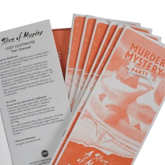 Murder Mystery Party Game - A Slice of Murder image {3}