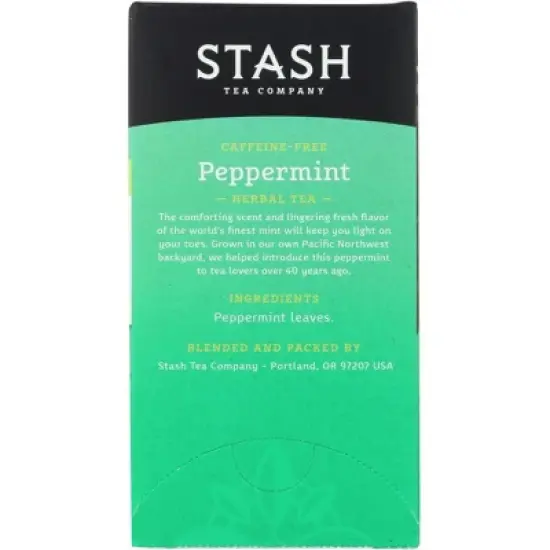 Stash Tea Herbal Peppermint Tea - Case of 6/20 Bags image {3}