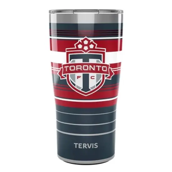 MLS Toronto FC 20oz Hype Stripe Stainless Steel Tumbler image {3}