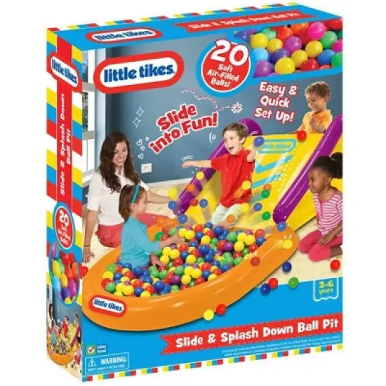Little Tikes Slide & Splash Down Ball Pit image {4}