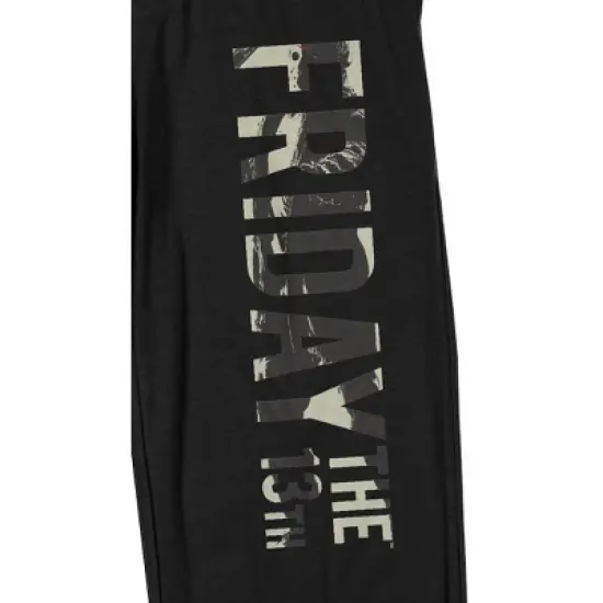 Friday The 13th Jason Men's Black Sleep Pajama Pants image {1}