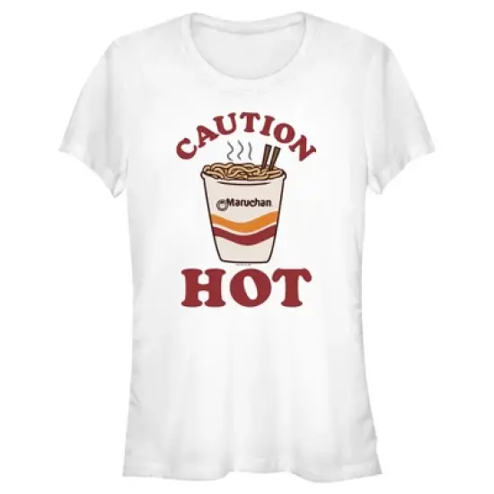 Junior's Maruchan Caution Hot T-Shirt image {3}