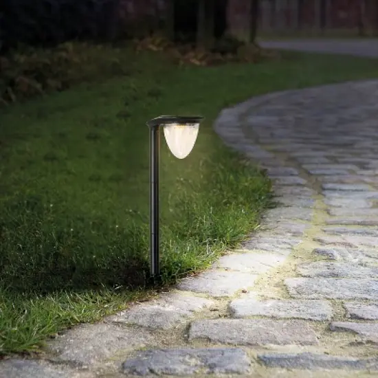 C Cattleya 2 Pack Versatile LED Solar Path Light 3000K/6000K image {3}