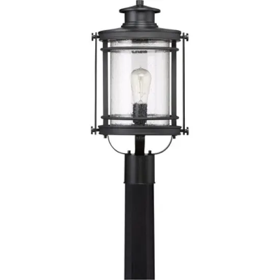Quoizel Lighting Booker 1 - Light Post Light in  Mystic Black image {1}