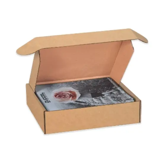 Box Partners Deluxe Literature Mailers 12" x 11" x 3" Kraft 50/Bundle MFL12113K image {2}