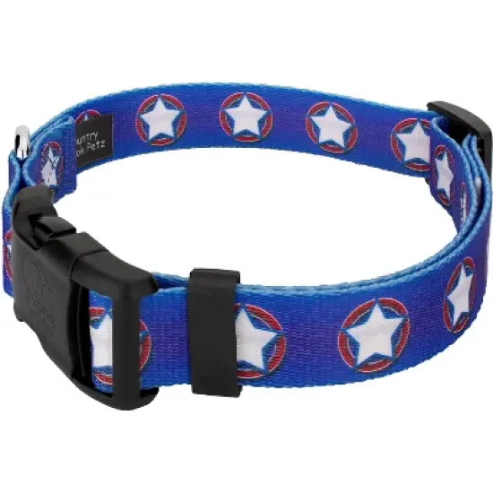 Country Brook Petz Deluxe American Stars Dog Collar and Leash image {1}