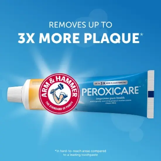 ARM & HAMMER PeroxiCare Gum Health Anticavity Flouride Toothpaste - 6oz/2ct image {3}