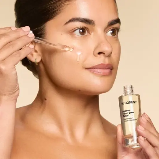 Honest Beauty Ageless Firm and Even Serum with Vegan Collagen and Niacinamide - 1.0 fl oz image {2}