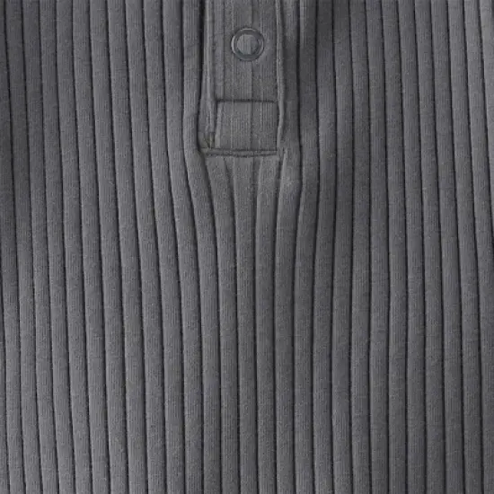 Little Planet by Carter&rsquo;s Baby 2pc Ribbed Top and Bottom Set - Slate Gray image {3}