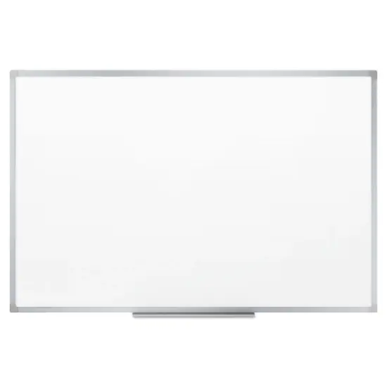 Mead Dry-Erase Board Melamine Surface 36 x 24 Silver Aluminum Frame 85356 image {1}