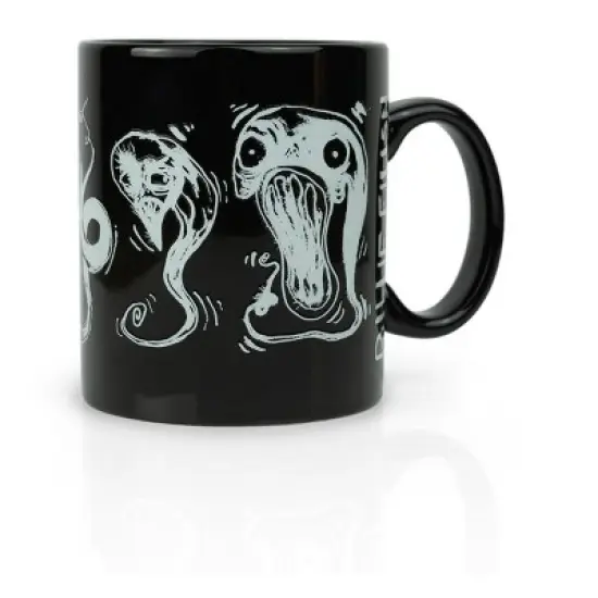 Just Funky Billie Eilish Bury A Friend Glow-In-The-Dark Ceramic Coffee Mug | 16 Ounces image {7}