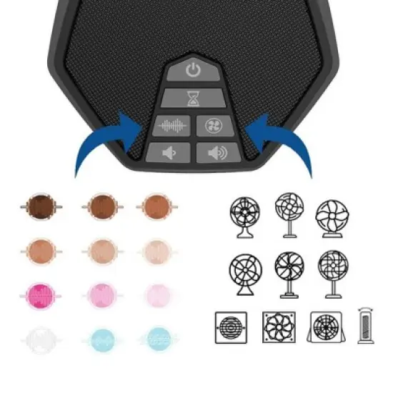 LectroFan EVO Noise All Digital Sound Machine With 22 Different Sounds - Manufacturer Refurbished image {1}