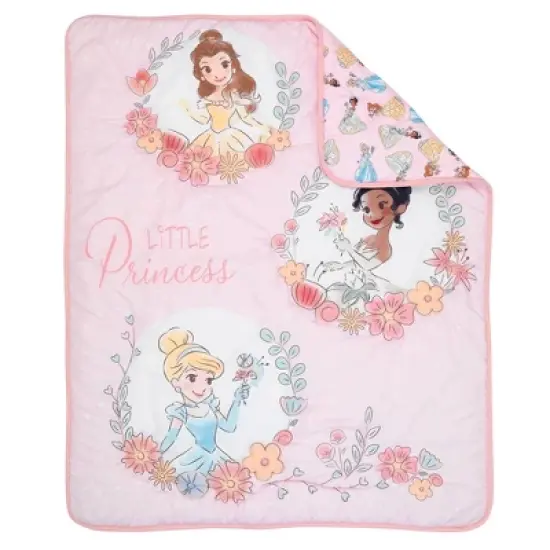 Lambs & Ivy Disney Baby Princesses Crib Bedding Set - 3pc image {2}