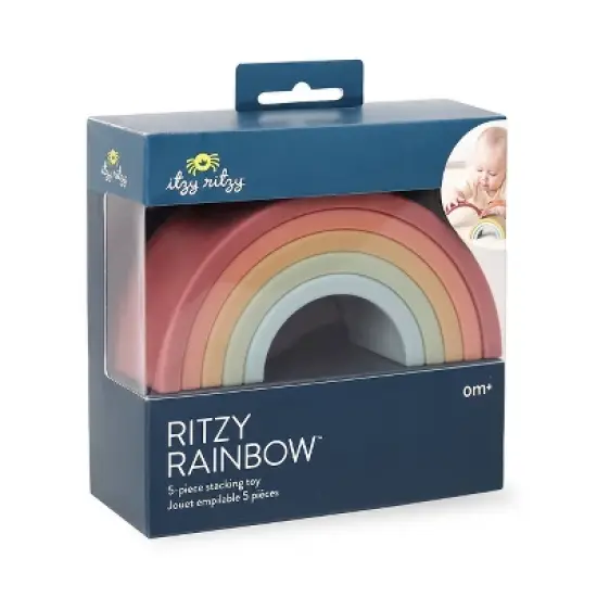 Itzy Ritzy Rainbow Stacker Toy image {7}