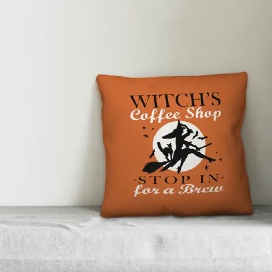 Creative Products Witch's Coffee Shop 18x18 Indoor / Outdoor Pillow image {2}