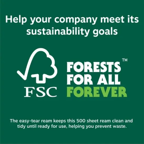 MyOfficeInnovations Premium 8.5" x 11" Multipurpose Paper 24 lbs. 98 Bright 500/Ream 733332 image {4}