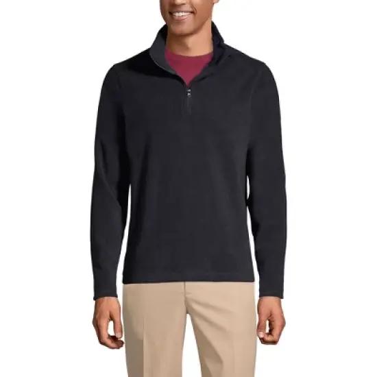 School Uniform Young Men's Lightweight Fleece Quarter Zip Pullover image {1}