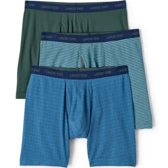 Lands' End Men's Comfort Knit Boxer 3 Pack image {3}