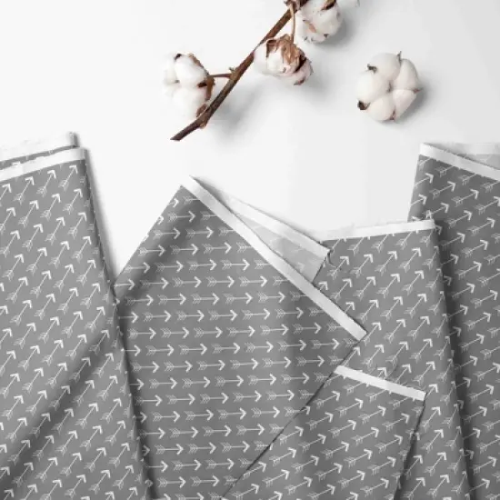 Bacati - Arrows Gray Play Tent for Kids/Toddlers, 100% Cotton Percale Fabric Cover  image {7}