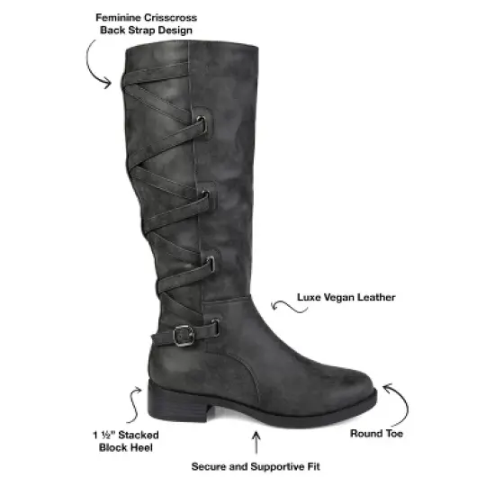 Journee Collection Extra Wide Calf Women's Carly Boot image {7}