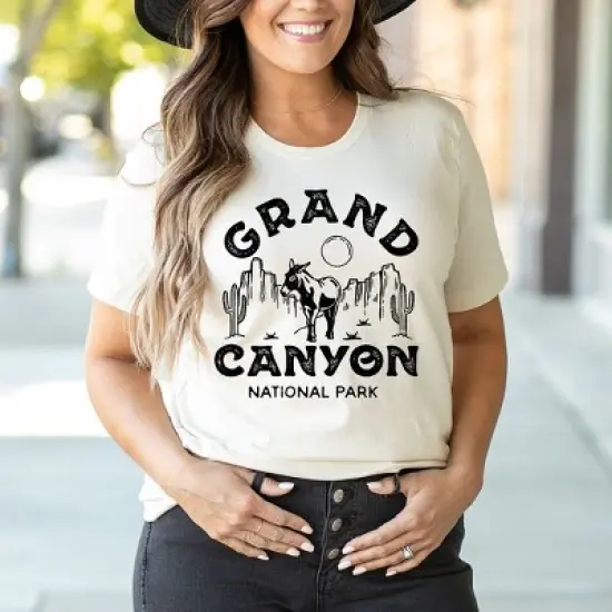 Simply Sage Market Women's Vintage Grand Canyon National Park  Short Sleeve Graphic Tee image {1}