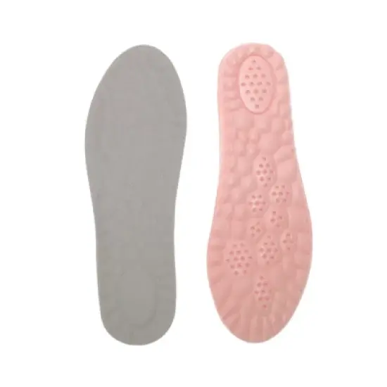 Unique Bargains 6D Height Increase Shoe Inserts Fit Shoe Pink Gray 1 Pair image {2}