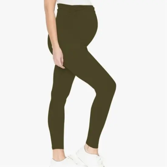 Women's Sports Pants Elastic Elastic Belly Support Pants Cross-Border Maternity Pants image {1}