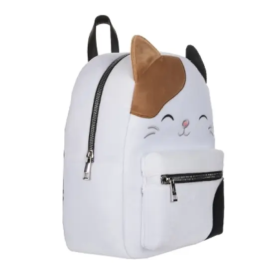 Squishmallows Cam The Cat Faux Fur Mini Backpack Fan Accessory image {1}