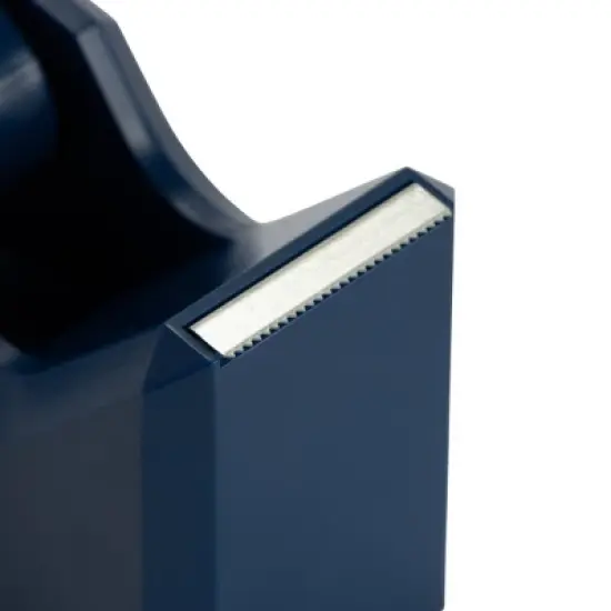 JAM Paper Colorful Desk Tape Dispensers - Navy Blue: Plastic File Fasteners, Stationery Clips, 1.75" Height, 2.5" Width image {4}