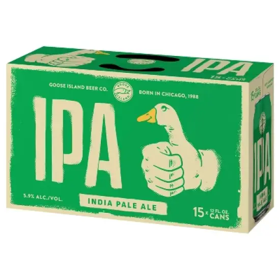 Goose Island IPA Beer - 15pk/12 fl oz Cans image {2}