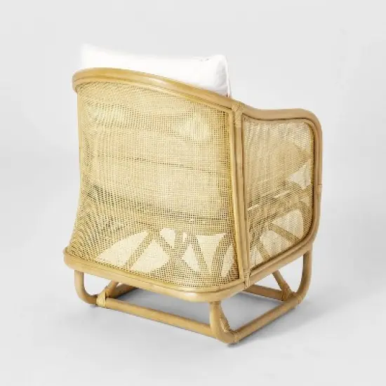 Rialto Woven Barrel Back Chair with Cushion - Threshold&trade; designed with Studio McGee image {2}