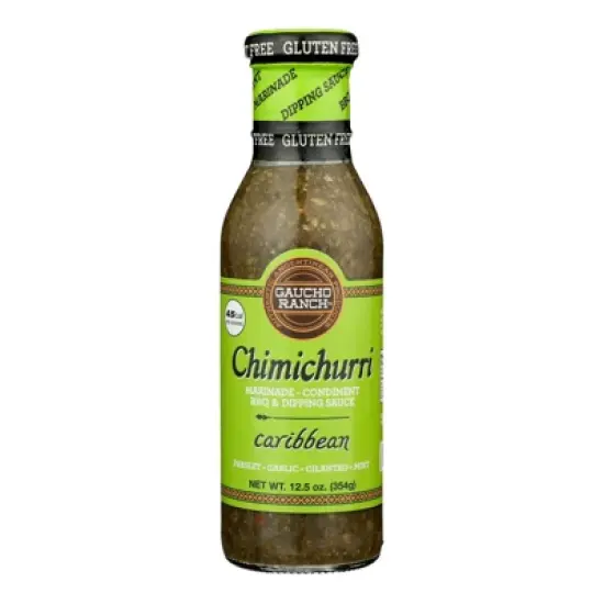 Gaucho Ranch Caribbean Chimichurri Sauce - Case of 6/12.5 oz image {1}